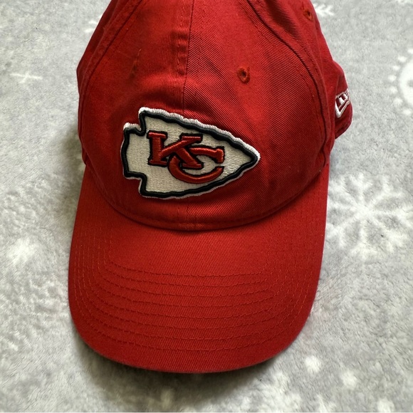 New Era Womens Red Kansas City Chiefs Hat Baseball Cap Strap back Adjustable - Picture 1 of 7